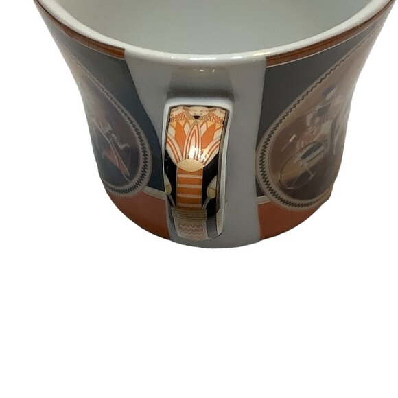FM Fathy Fathi Mahmoud Egyptian Egypt Chariot Pharaoh Artisan Tea Cup Porcelain - Picture 5 of 11